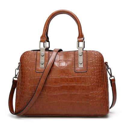 Simple handbag ladies shoulder bag 0 Manwatstore
