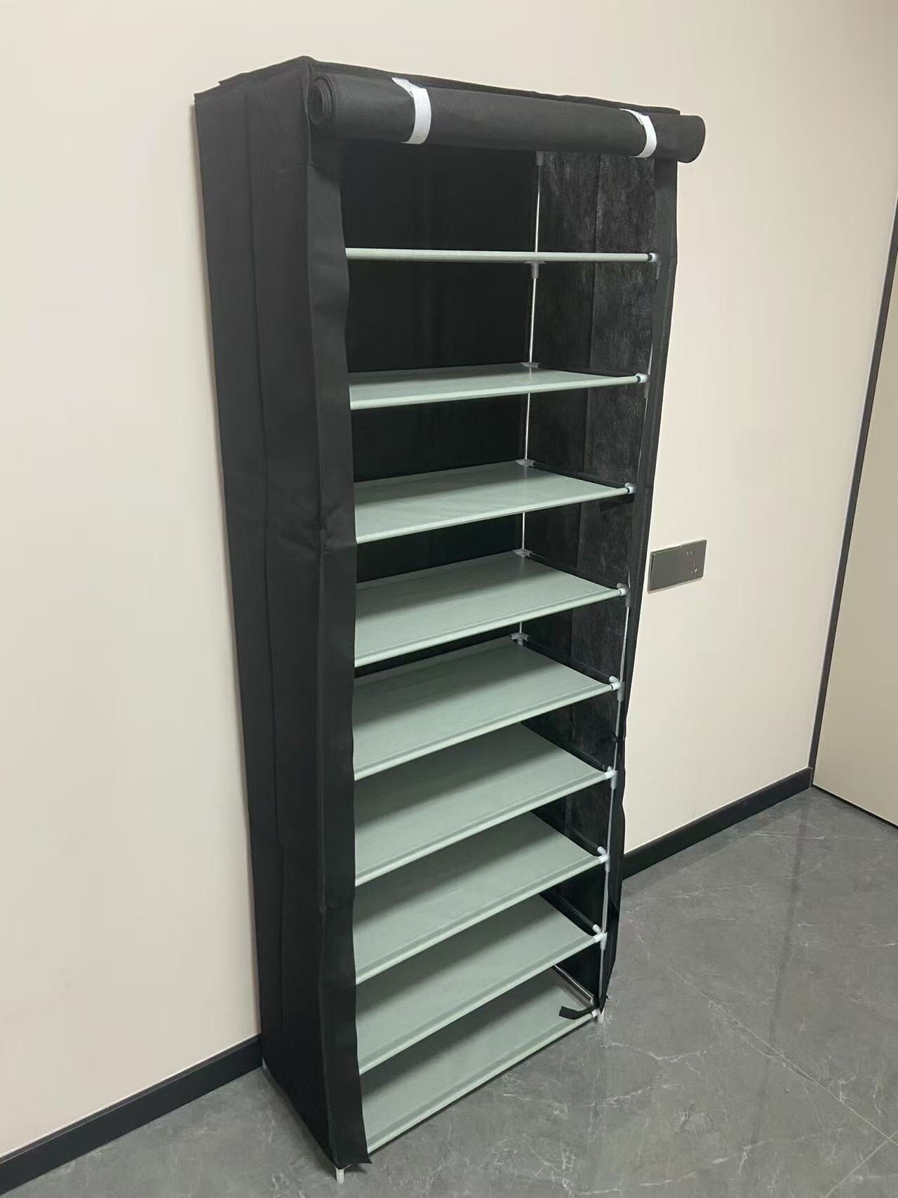 Simple Shoe Rack Multi-layer Steel Pipe Assembly Dustproof Shoe Cabinet 0 Manwatstore