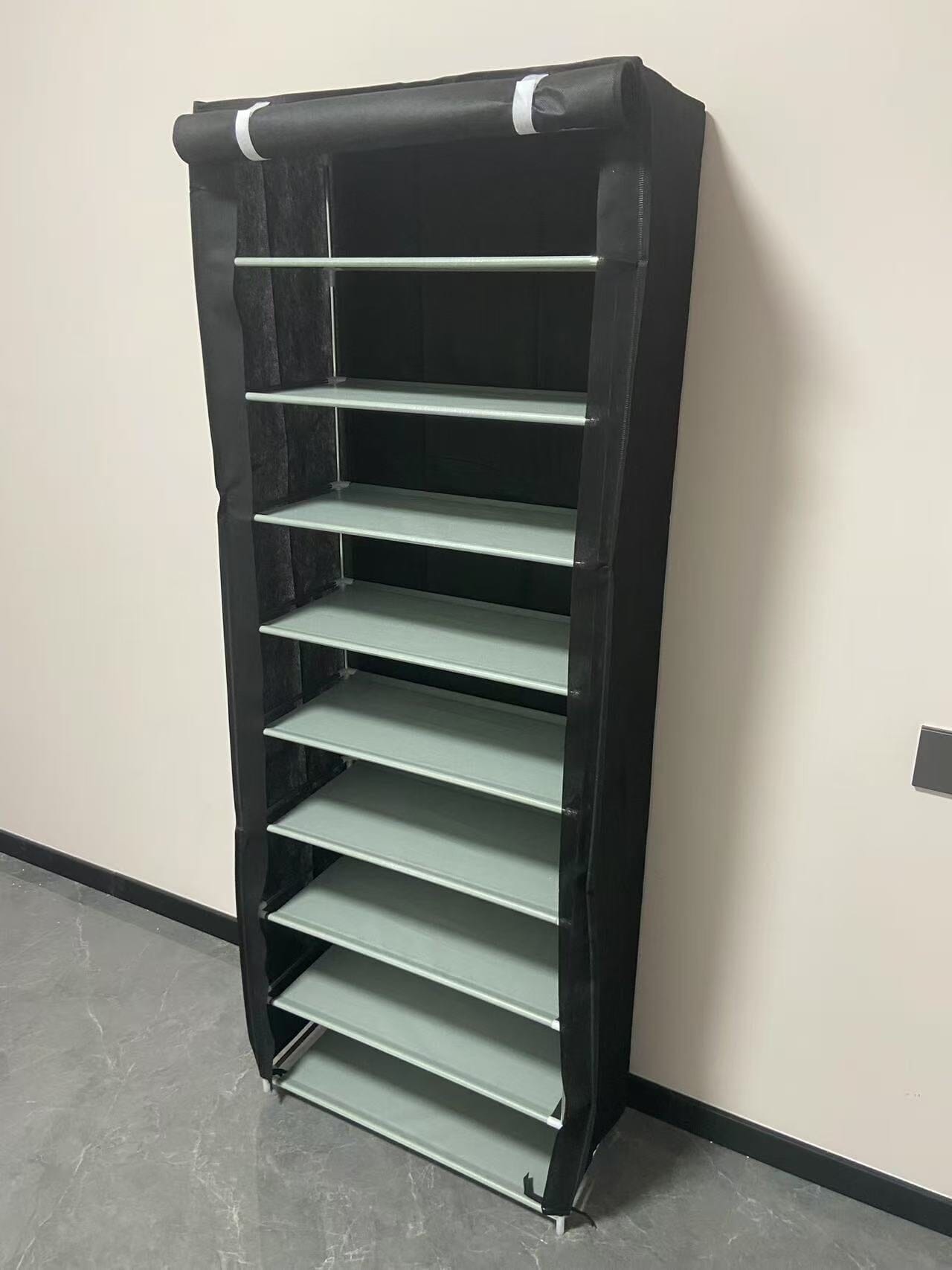 Simple Shoe Rack Multi-layer Steel Pipe Assembly Dustproof Shoe Cabinet 0 Manwatstore