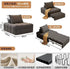 Single folding sofa bed Living room multifunctional retractable study balcony multifunctional bed Manwatstore