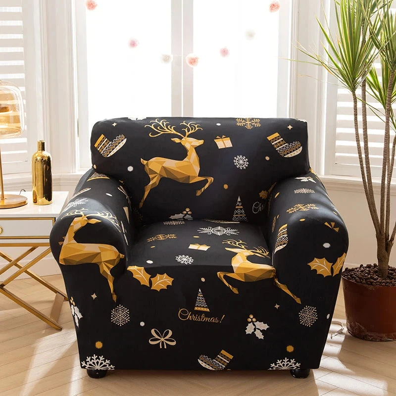 single sofa chair slipcovers armchair decoration elastic spandex for living room sofa cover stretch floral printed Manwatstore