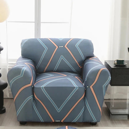 single sofa chair slipcovers armchair decoration elastic spandex for living room sofa cover stretch floral printed Manwatstore