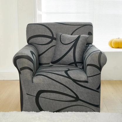 single sofa chair slipcovers armchair decoration elastic spandex for living room sofa cover stretch floral printed Manwatstore