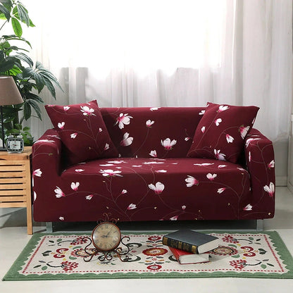 single sofa chair slipcovers armchair decoration elastic spandex for living room sofa cover stretch floral printed Manwatstore