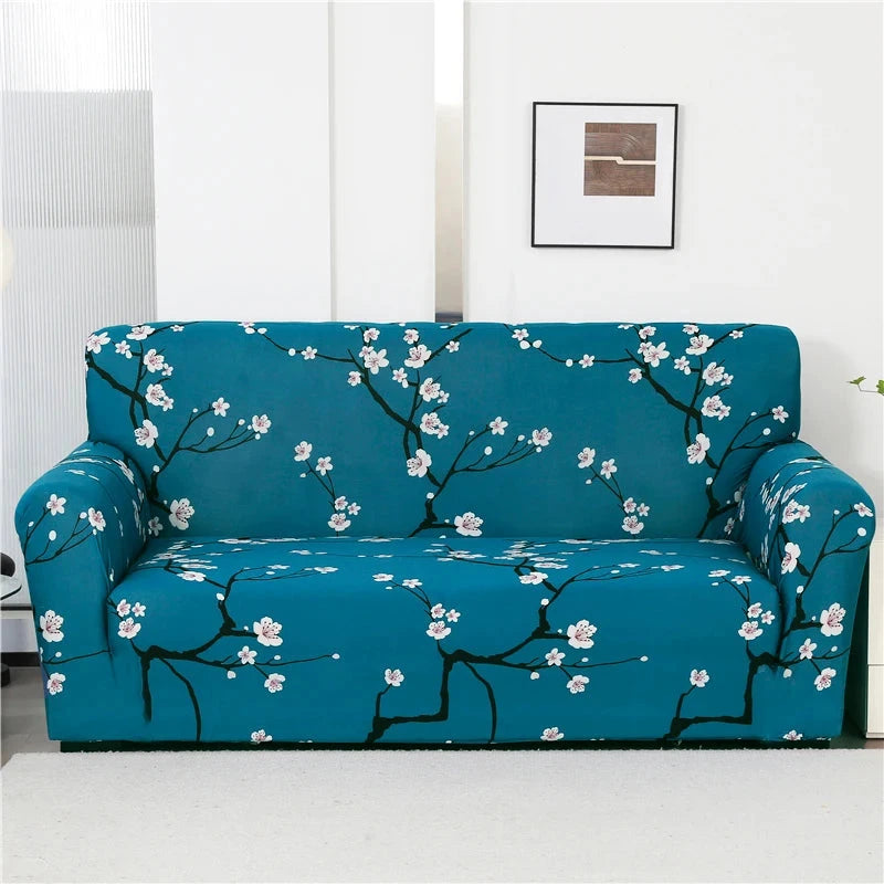single sofa chair slipcovers armchair decoration elastic spandex for living room sofa cover stretch floral printed Manwatstore