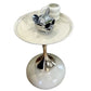 small apartment European wrought iron corner table balcony mobile coffee table bedroom bedside small round table sofa edge table Manwatstore
