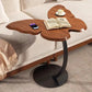 small apartment European wrought iron corner table balcony mobile coffee table bedroom bedside small round table sofa edge table Manwatstore