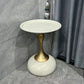 small apartment European wrought iron corner table balcony mobile coffee table bedroom bedside small round table sofa edge table Manwatstore