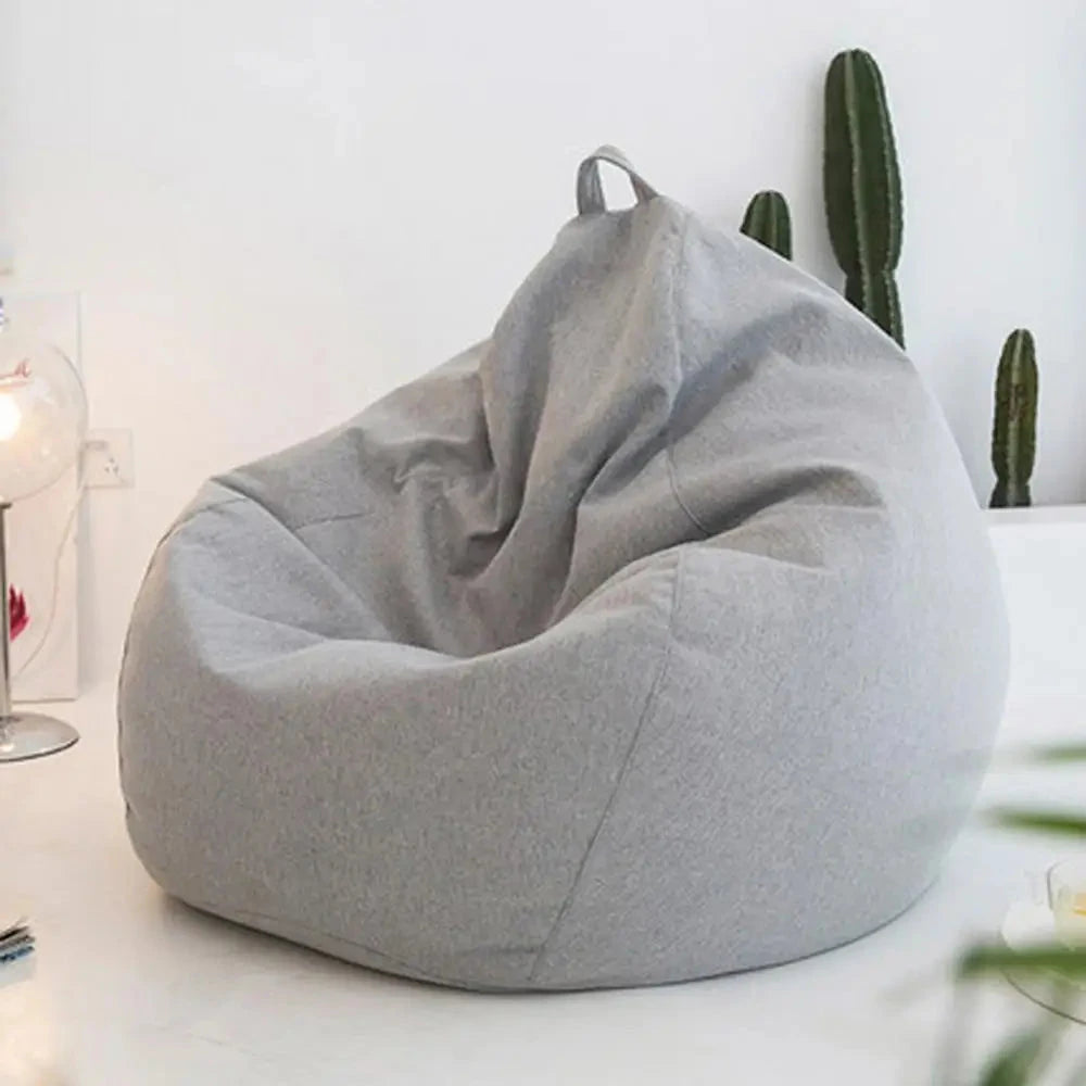 Sofa Bean Bag Soft Leisure Bean Bag Sofa Lazy Couch Bag ChairTatami Lazy Lounger Sofa Cover Large Bean Bag Chair Cushion Bed Manwatstore