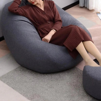 Sofa Bean Bag Soft Leisure Bean Bag Sofa Lazy Couch Bag ChairTatami Lazy Lounger Sofa Cover Large Bean Bag Chair Cushion Bed Manwatstore
