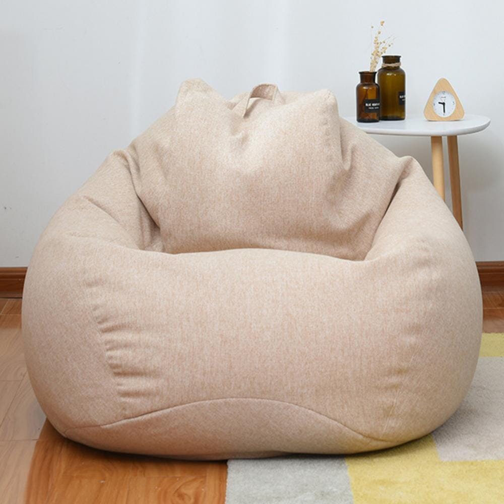 Sofa Bean Bag Soft Leisure Bean Bag Sofa Lazy Couch Bag ChairTatami Lazy Lounger Sofa Cover Large Bean Bag Chair Cushion Bed Manwatstore