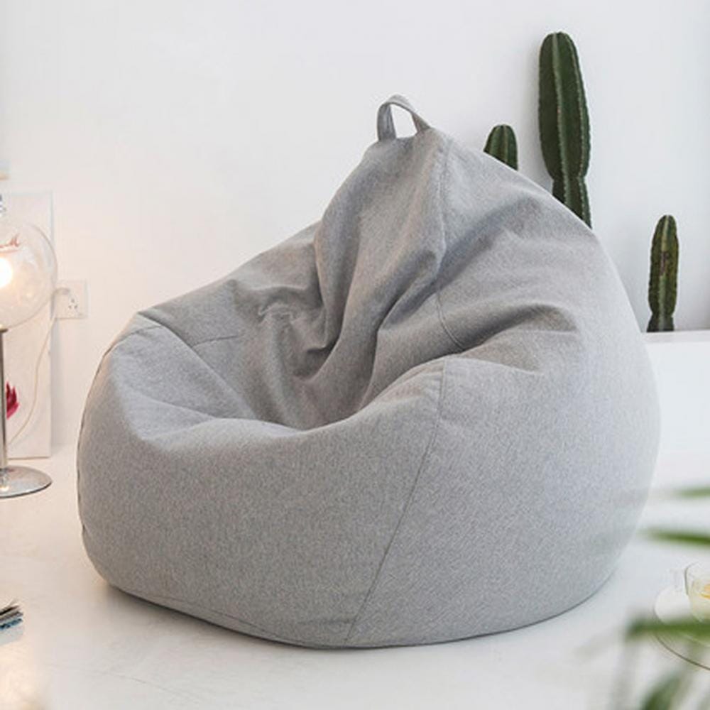 Sofa Bean Bag Soft Leisure Bean Bag Sofa Lazy Couch Bag ChairTatami Lazy Lounger Sofa Cover Large Bean Bag Chair Cushion Bed Manwatstore