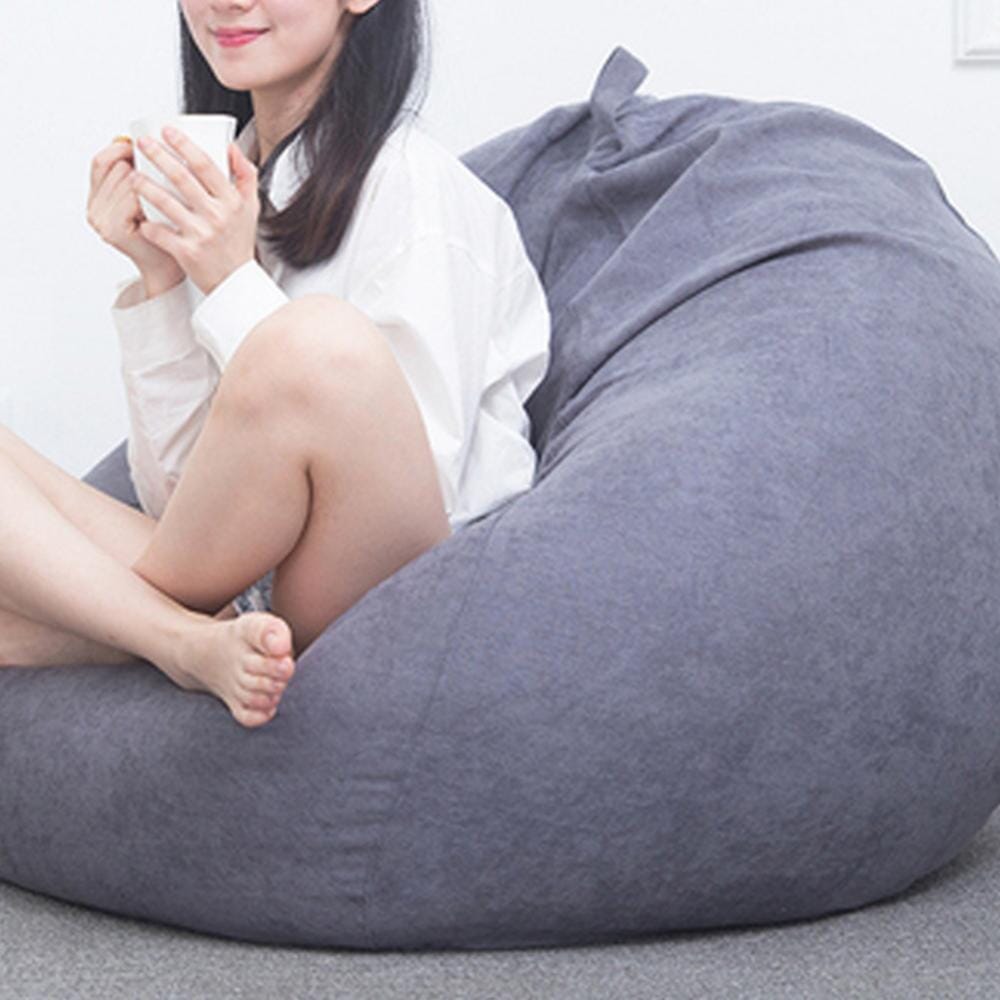 Sofa Bean Bag Soft Leisure Bean Bag Sofa Lazy Couch Bag ChairTatami Lazy Lounger Sofa Cover Large Bean Bag Chair Cushion Bed Manwatstore