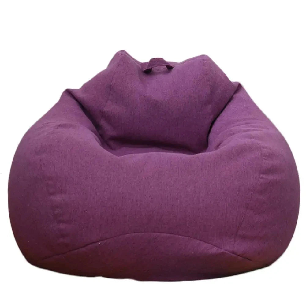 Sofa Bean Bag Soft Leisure Bean Bag Sofa Lazy Couch Bag ChairTatami Lazy Lounger Sofa Cover Large Bean Bag Chair Cushion Bed Manwatstore