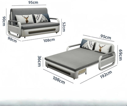 -Sofa Bed 3 Seater Convertible Mechanism Sofabed Folding Sofa Bed Pull Out Living Room Sofas Manwatstore