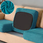 Soft Velvet Sofa Covers Elastic Couch Slipcovers Luxury Plain Living Room Chaise Lounge Case Pet-Friendly Removable Warm Manwatstore