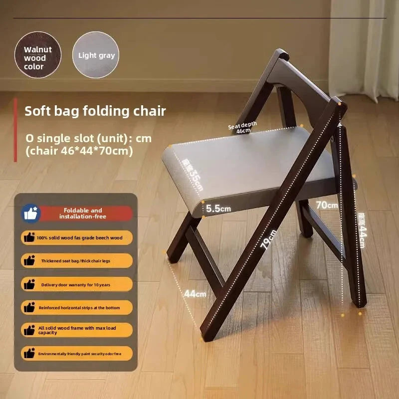 Solid Wood Foldable Dining Table for Small Apartment Outdoor Camping Food Table Easy Hand-Scraped Mahjong Table Home Furniture Manwatstore
