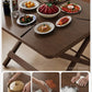 Solid Wood Foldable Dining Table for Small Apartment Outdoor Camping Food Table Easy Hand-Scraped Mahjong Table Home Furniture Manwatstore