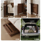 Solid Wood Foldable Dining Table for Small Apartment Outdoor Camping Food Table Easy Hand-Scraped Mahjong Table Home Furniture Manwatstore