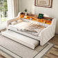 Space-Saving Velvet Sofa Bed 90×190 cm with Storage Manwatstore