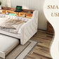 Space-Saving Velvet Sofa Bed 90×190 cm with Storage Manwatstore