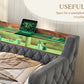 Space-Saving Velvet Sofa Bed 90×190 cm with Storage – Single Daybed Frame (No Mattress) Manwatstore