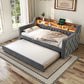 Space-Saving Velvet Sofa Bed 90×190 cm with Storage – Single Daybed Frame (No Mattress) Manwatstore