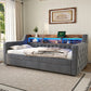 Space-Saving Velvet Sofa Bed 90×190 cm with Storage – Single Daybed Frame (No Mattress) Manwatstore