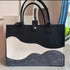 Striped Canvas Tote Bag – Shoulder Crossbody Shopping Bag for Women Manwatstore