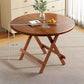 Sturdy Folding Dining Table - No Assembly Needed, Strong Stable Desk for Kitchen, Study & Office, round dining table,small table Manwatstore