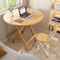 Sturdy Folding Dining Table - No Assembly Needed, Strong Stable Desk for Kitchen, Study & Office, round dining table,small table Manwatstore