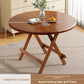 Sturdy Folding Dining Table - No Assembly Needed, Strong Stable Desk for Kitchen, Study & Office, round dining table,small table Manwatstore