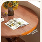 Sturdy Folding Dining Table - No Assembly Needed, Strong Stable Desk for Kitchen, Study & Office, round dining table,small table Manwatstore