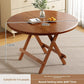 Sturdy Folding Dining Table - No Assembly Needed, Strong Stable Desk for Kitchen, Study & Office, round dining table,small table Manwatstore