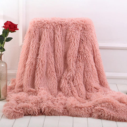 Super Soft Coral Fleece Blanket Warm Cozy Bedding Blanket Fluffy Sofa Bedding Airplane Hotel Throw Sofa Blanket New 0 Manwatstore