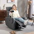 TechLounge Electric Recliner Chair with Phone Holder & USB Charging – Grey Manwatstore