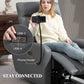 TechLounge Electric Recliner Chair with Phone Holder & USB Charging – Grey Manwatstore