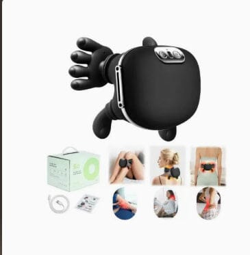 Trapezius Massager for Shoulders and Neck - Cervical Spine Relief Device with Electric Kneading Function for Home Use 0 Manwatstore