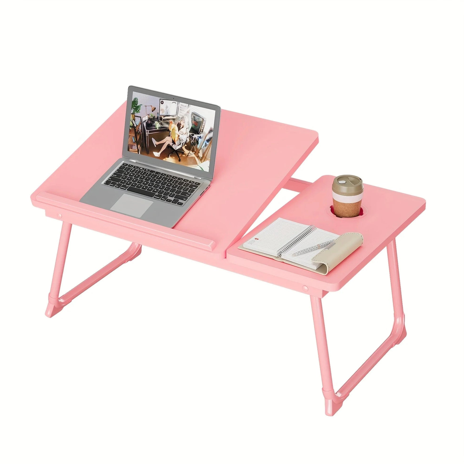 Tray table, notebook computer and writing table, dining table and notebook computer bed support Manwatstore