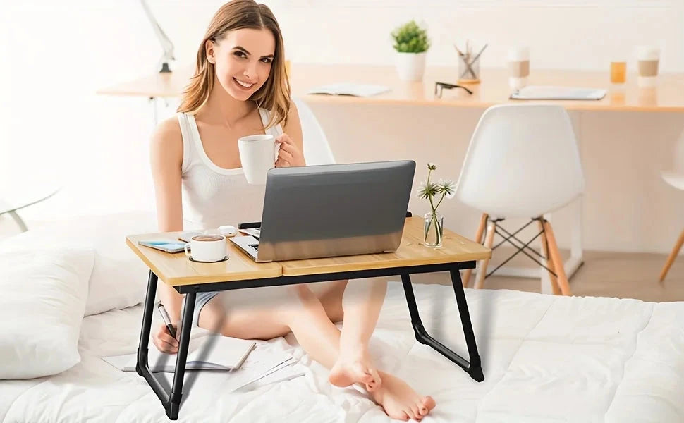 Tray table, notebook computer and writing table, dining table and notebook computer bed support Manwatstore