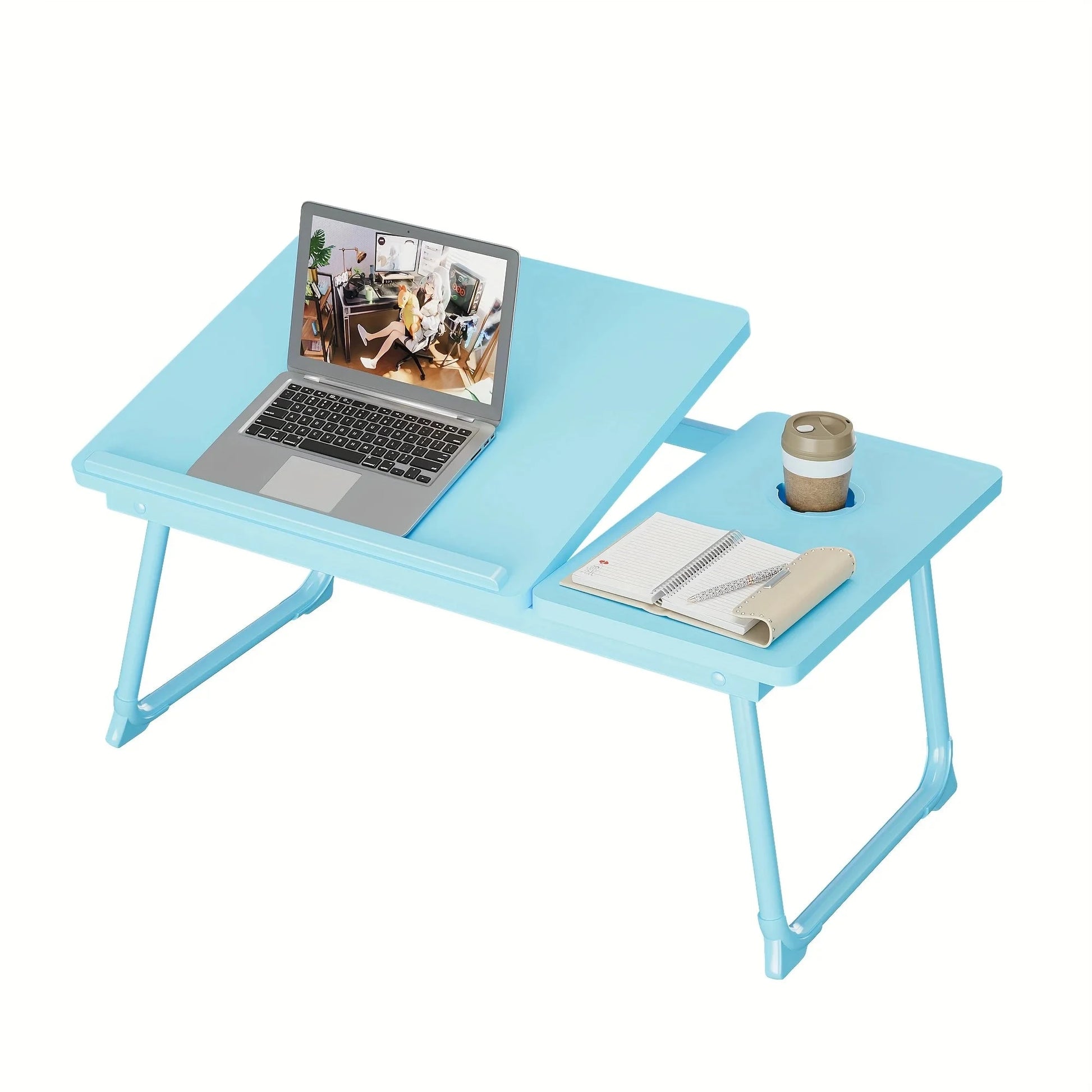 Tray table, notebook computer and writing table, dining table and notebook computer bed support Manwatstore
