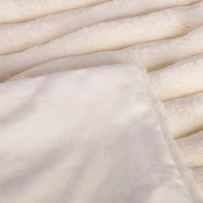 Ultra-Soft Faux Fur Throw Blanket – Plush, Luxurious &amp; Perfect for Every Space Manwatstore