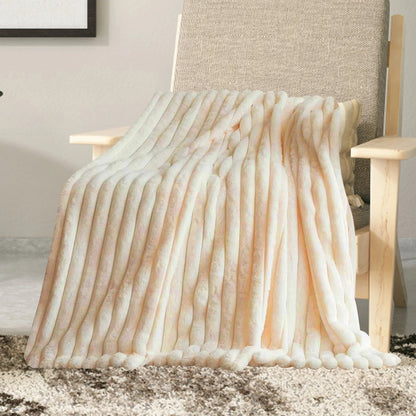 Ultra-Soft Faux Fur Throw Blanket – Plush, Luxurious &amp; Perfect for Every Space Manwatstore