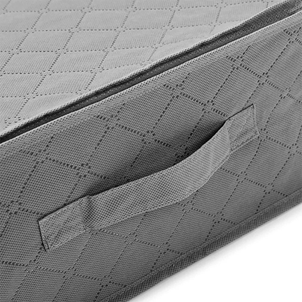Under Bed Storage Bag Large Capacity Foldable Underbed Organizer for Seasonal Clothes Manwatstore