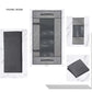 Under the bed quilt storage bag with cover can be folded, can be used for bedding clothes toys with 4 reinforced handle Manwatstore