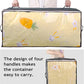 Under the bed quilt storage bag with cover can be folded, can be used for bedding clothes toys with 4 reinforced handle Manwatstore