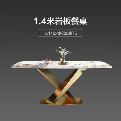 Unique Modern Dining Table Designer Nordic White Kitchen Mobile Dining Tables Salon Mesas De Jantar Living Room Sets Furniture Manwatstore