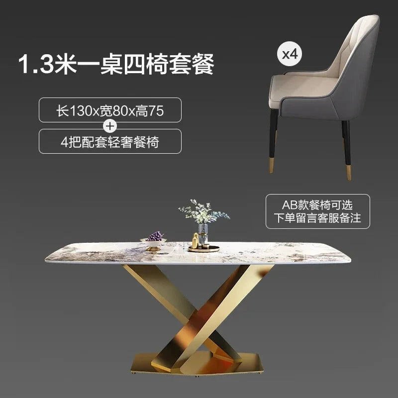 Unique Modern Dining Table Designer Nordic White Kitchen Mobile Dining Tables Salon Mesas De Jantar Living Room Sets Furniture Manwatstore