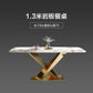 Unique Modern Dining Table Designer Nordic White Kitchen Mobile Dining Tables Salon Mesas De Jantar Living Room Sets Furniture Manwatstore