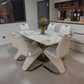 Unique Modern Dining Table Designer Nordic White Kitchen Mobile Dining Tables Salon Mesas De Jantar Living Room Sets Furniture Manwatstore